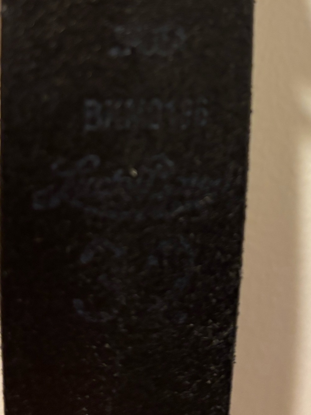 Lucky Brand Black Leather Belt Size 32 - Picture 7 of 8
